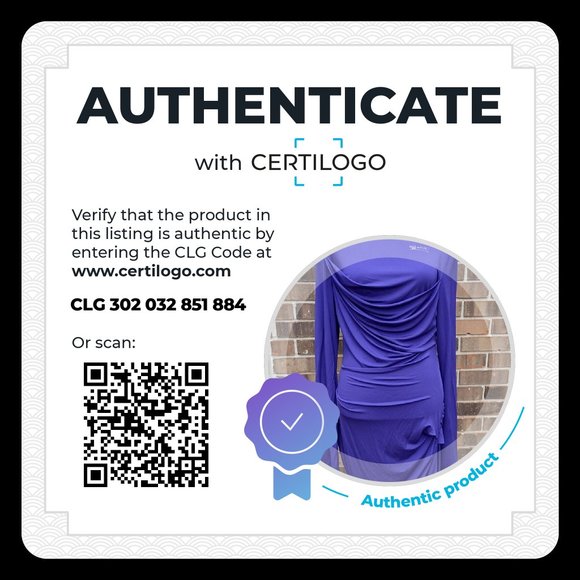 Off-White Virgil Abloh Purple Twist Mock Neck Dress Second Skin 14 US 48 IT NWT - Picture 3 of 16